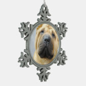 Ornement Flocon De Neige Shar Pei (Gauche)