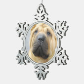 Ornement Flocon De Neige Shar Pei (Vue impression)