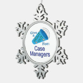 Ornement Flocon De Neige Shout Out pour les gestionnaires de Coques (Vue impression)