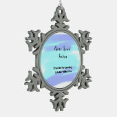 Ornement Flocon De Neige SIMPLE MINIMAL sweet sixteen elegant custom modern (Gauche)