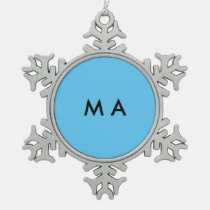 Ornement Flocon De Neige Simple monogram add your name letter man minimal t