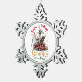 Ornement Flocon De Neige Snow Is Falling, Books Are Calling (Vue impression)