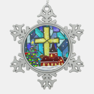 Ornement Flocon De Neige Snowglobe Whimsey