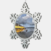 ORNEMENT FLOCON DE NEIGE SOIR (Vue impression)