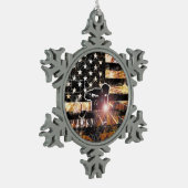 Ornement Flocon De Neige Soudage des étincelles et flammes (Gauche)