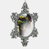 Ornement Flocon De Neige Soudeuse de drapeau américain (Gauche)