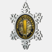 Ornement Flocon De Neige Sous-lieutenant 2LT (Vue impression)