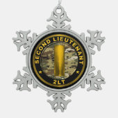 Ornement Flocon De Neige Sous-lieutenant 2LT (Devant)