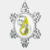 Ornement Flocon De Neige Sousaphone (Vue impression)