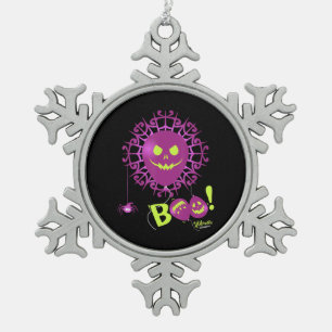 Ornement Flocon De Neige Spider Cadeau Boo Ghost Bats Spider Déplaisant Hal