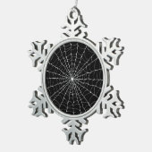 Ornement Flocon De Neige Spiderweb Goth (Vue impression)