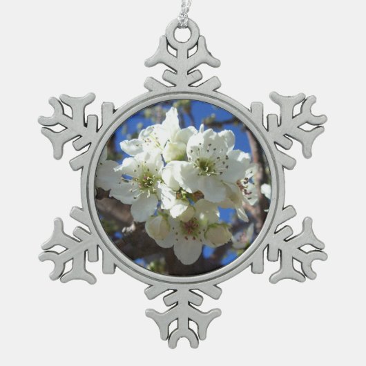 Ornement Flocon De Neige Spring Flowering Pear Tree (Devant)