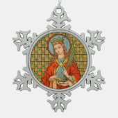 Ornement Flocon De Neige St. Barbara de Nicomedia (JP 01) (Devant)