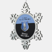 Ornement Flocon De Neige St. Michael Blessings au nouveau policier (Vue impression)