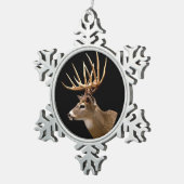 Ornement Flocon De Neige Stag Buck Deer (Vue impression)