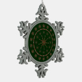 Ornement Flocon De Neige Starburst de Christmas (Gauche)