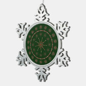 Ornement Flocon De Neige Starburst de Christmas (Vue impression)