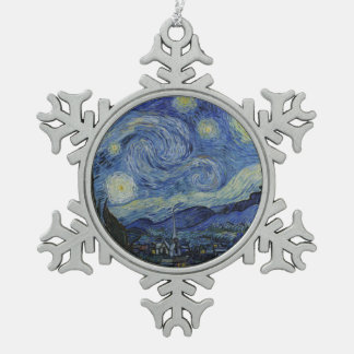 Ornement Flocon De Neige Starry Night Vincent van Gogh