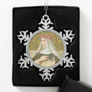 Ornement Flocon De Neige Ste Rose de Lima (BK 020)