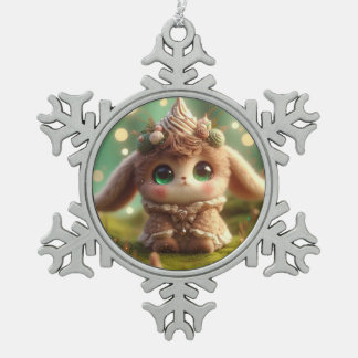 Ornement Flocon De Neige Sugar Brown
