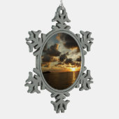 Ornement Flocon De Neige Sunrise aux îles Virgin (Gauche)