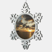 Ornement Flocon De Neige Sunrise aux îles Virgin (Vue impression)