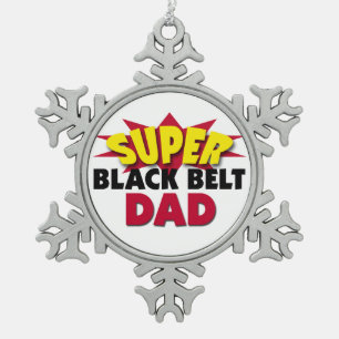Ornement Flocon De Neige Super Black Belt Papa