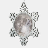 Ornement Flocon De Neige Super Wolf Moon (Vue impression)