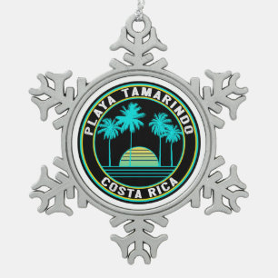 Ornement Flocon De Neige Surf de surf Playa Tamarindo Costa Rica