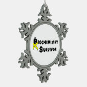 Ornement Flocon De Neige Survivant en biochimie (Gauche)