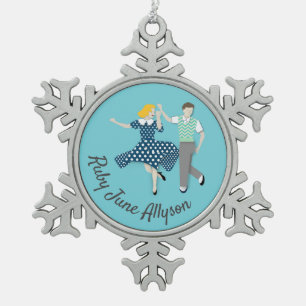 Ornement Flocon De Neige Swing Dance
