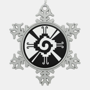 Ornement Flocon De Neige symbole de mai Glyph civilisation d'Amérique cent