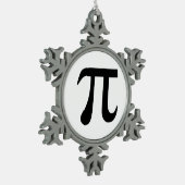 Ornement Flocon De Neige Symbole Pi (Gauche)