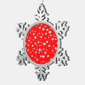 Ornement Flocon De Neige Tabouret (Vue impression)