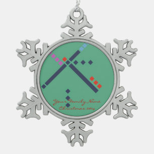 Ornement Flocon De Neige Tapis d'aéroport de PDX