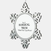 ORNEMENT FLOCON DE NEIGE TECH CHIRURGICAL (Vue impression)