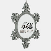 Ornement Flocon De Neige TEE 50e Réunion de classe (Gauche)