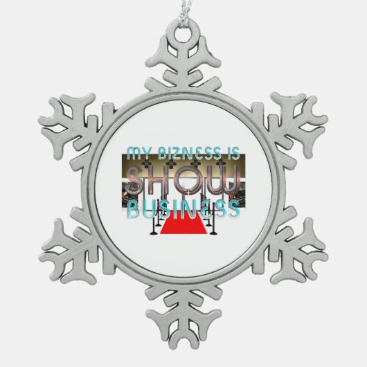 Ornement Flocon De Neige TEE Show Business (Devant)