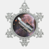 Ornement Flocon De Neige Télescope spatial Hubble (Devant)