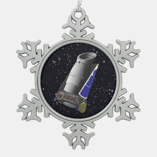 Ornement Flocon De Neige Télescope spatial Kepler (Devant)