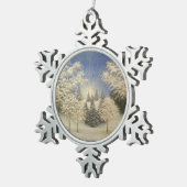 Ornement Flocon De Neige Tempête tôt de neige (Vue impression)