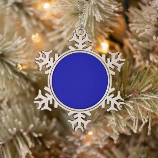Ornement Flocon De Neige Terre Bleue (Arbre)