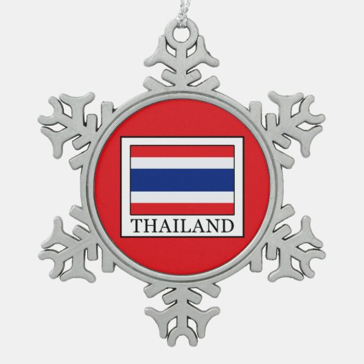 Ornement Flocon De Neige Thaïlande (Devant)
