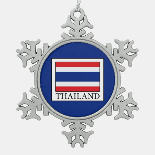 Ornement Flocon De Neige Thaïlande (Devant)