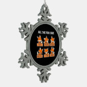 Ornement Flocon De Neige The Fox I Give (Gauche)