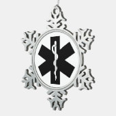 Ornement Flocon De Neige Thème de SME (Vue impression)