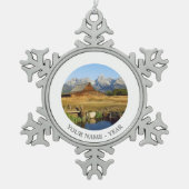 Ornement Flocon De Neige Thomas A. Moulton Barn (Devant)