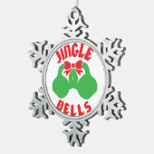 Ornement Flocon De Neige Tintement "bouilloire Bells " de motivation de (Vue impression)