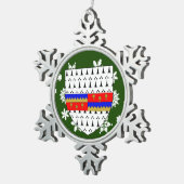 Ornement Flocon De Neige Tipperal Irlande Crête irlandais (Vue impression)