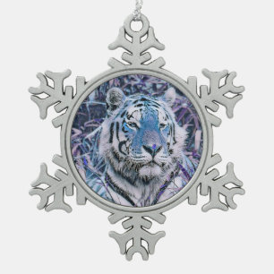 Ornement Flocon De Neige Toony Tiger bleu